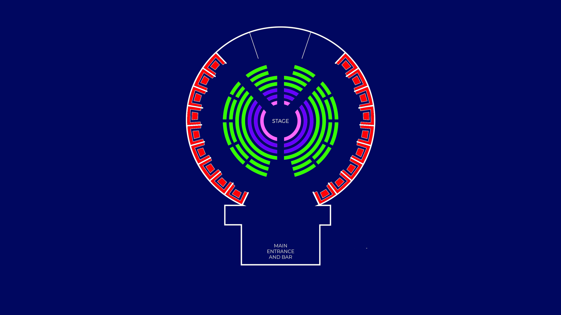 La Clique seating plan